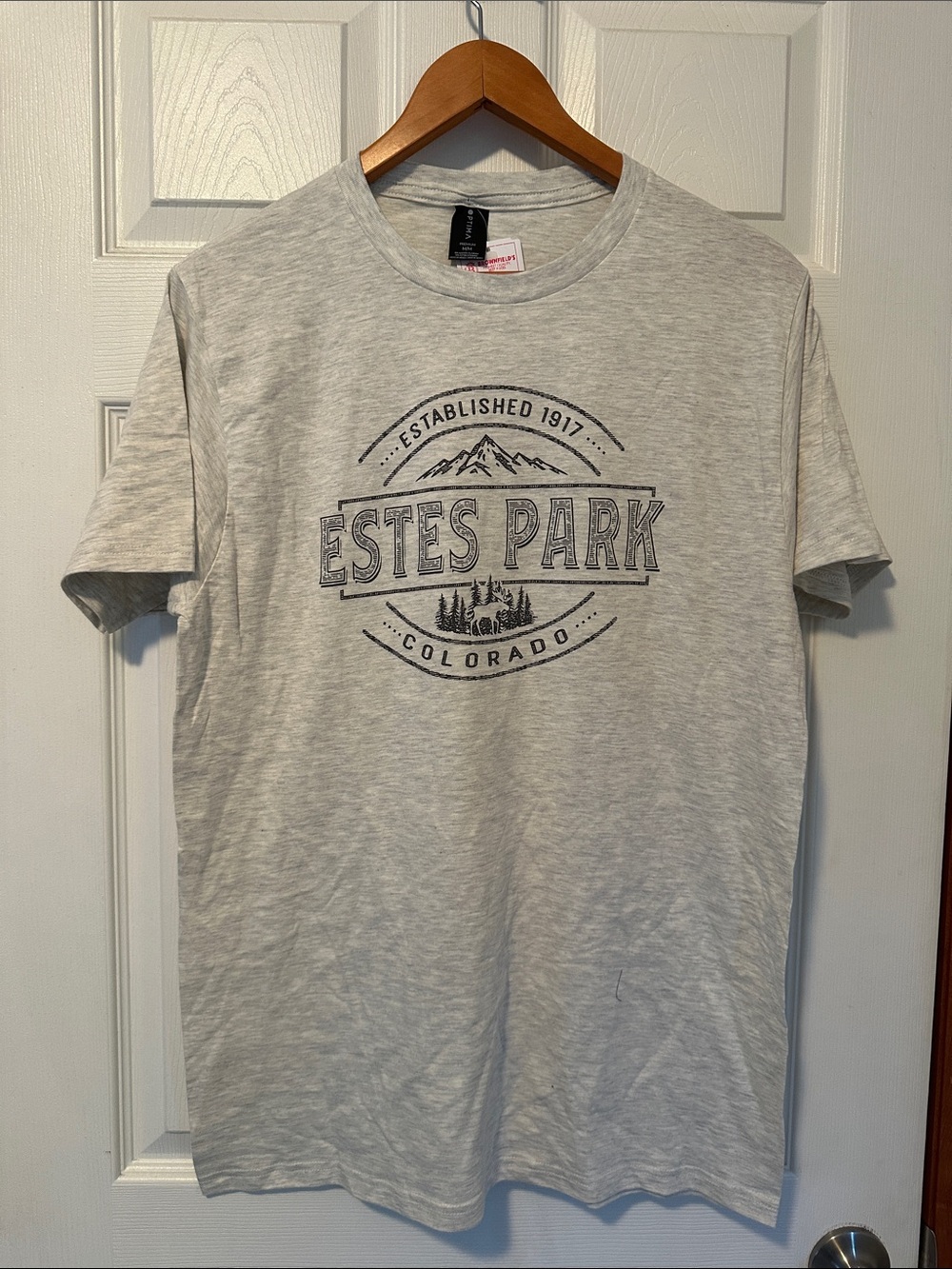 4/$20 Estes Park Colorado Graphic Short-Sleeve Tee - Light Gray
